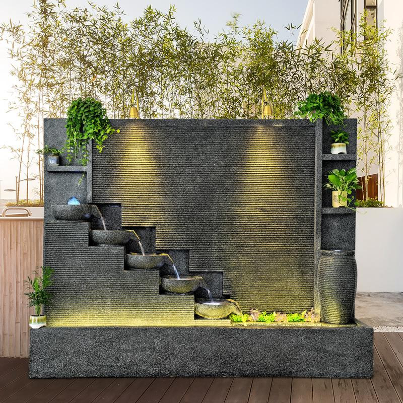 办公室氛围营造水幕墙